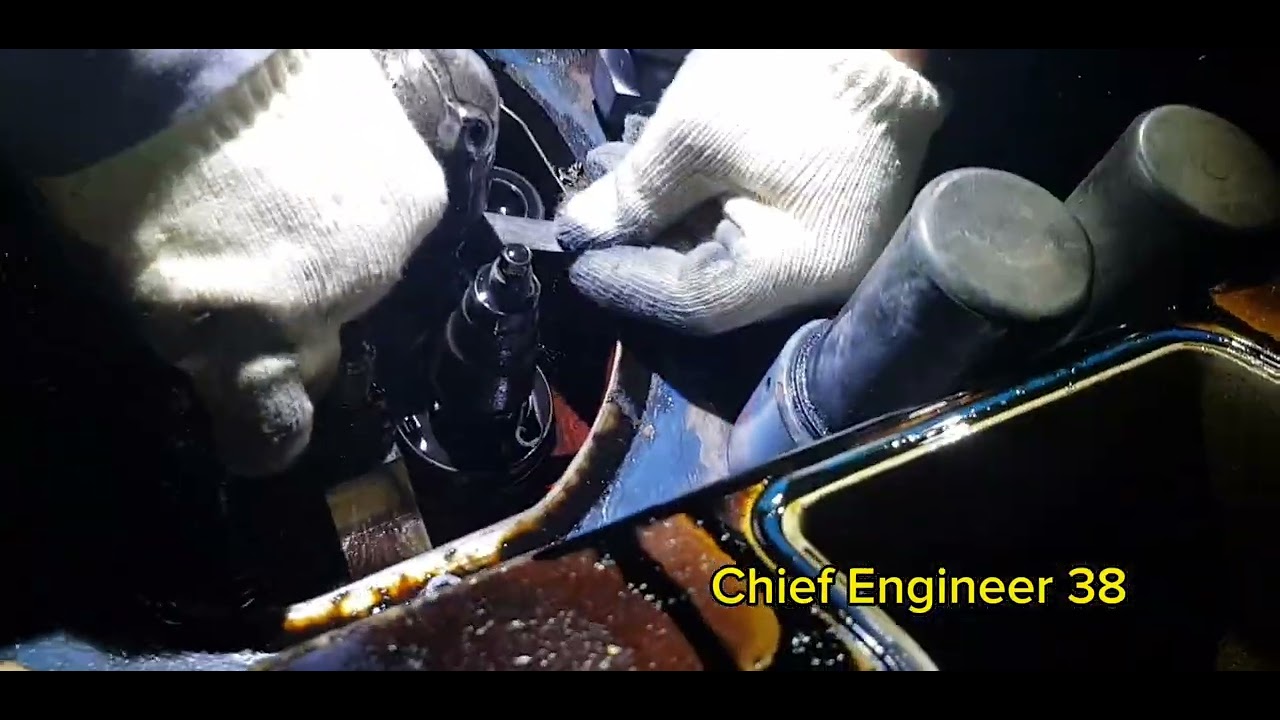 How to check Tappet clearance of diesel engine (HIMSEN ENGINE)