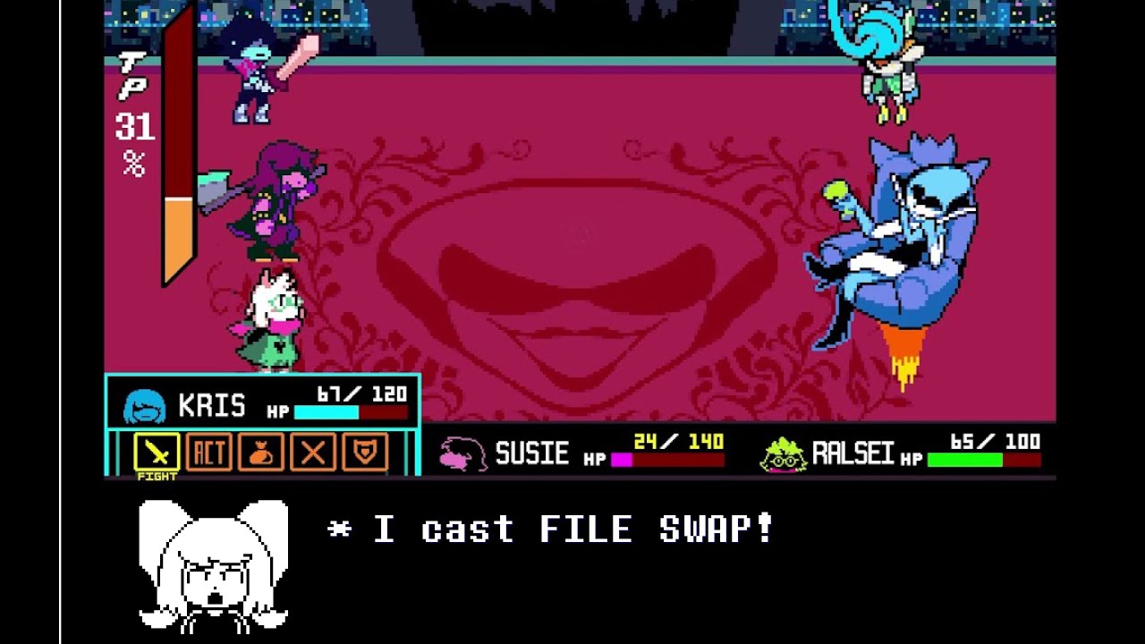 Queen battle but it's the beta boss theme but it's the actual boss theme [Deltarune Chapter 2]