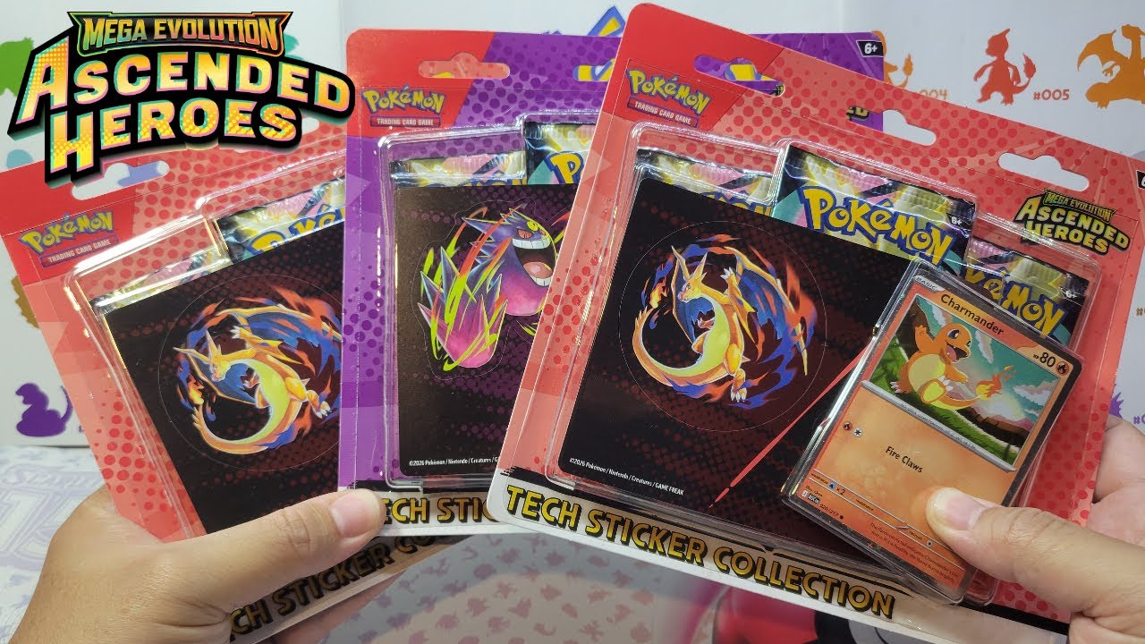 🪽Llego por fin ASCENDED HEROES | Abrimos las Tech Sticker Collection | Pokémon TCG🪽