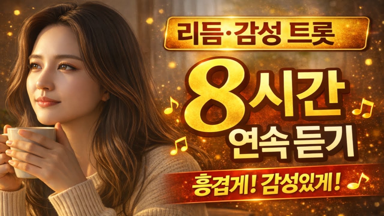 리듬·감성 트롯 8시간 라이브 다시보기 │ 하루 종일 틀어두는 트롯 연속방송 #트롯연속듣기 #감성트롯 #리듬트롯 #힐링트롯 #trot