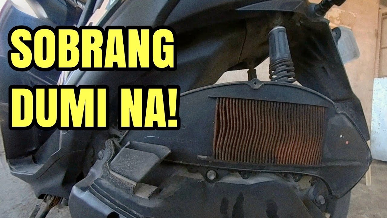 CHECKING AIR FILTER | Yamaha Aerox