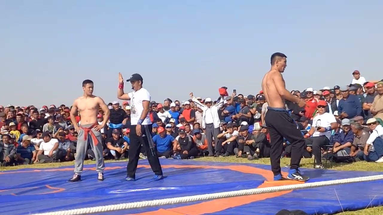 Аманов Санжар & Каныбек уулу Бактыяр Кыргыз күрөш