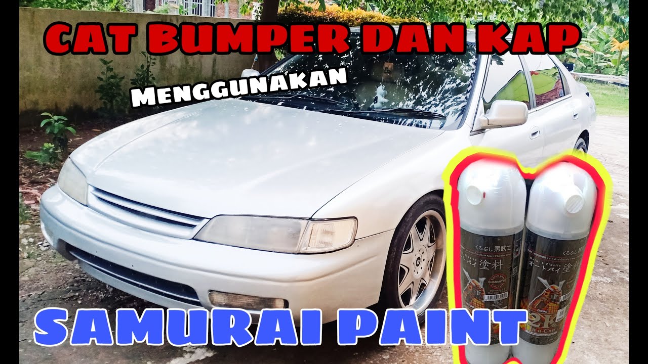 PROSES PENGECATAN MOBIL PAKAI CAT SEMPROT SAMURAI PAINT #SAMURAIPAINT