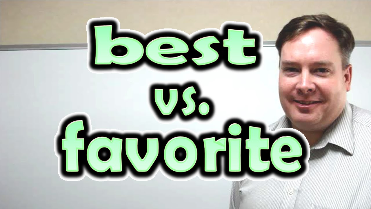 How to use "BEST" & "FAVORITE" [ ForB English Lesson ]