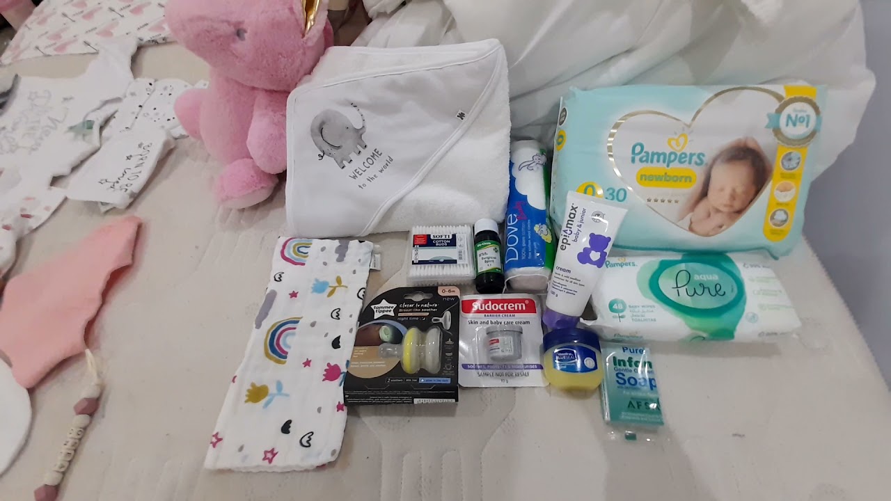 What's in my hospital bag (baby edition) #firsttimemom #pregnancy #motherhood #southafrica