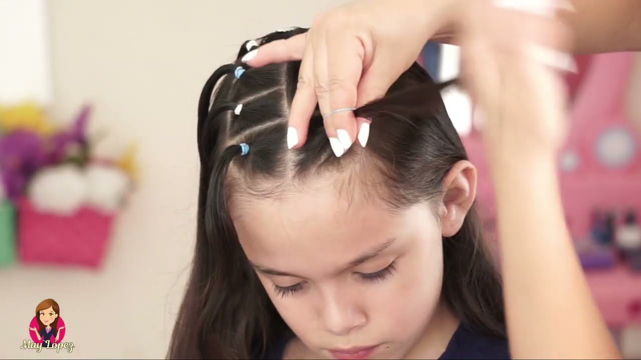 PEINADO PARA NIÑAS CON PELO SUELTO 2021