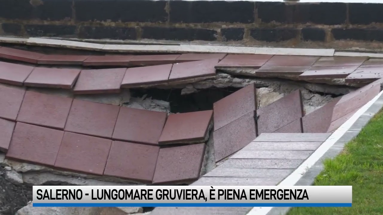 Salerno, aumentano le voragini sul lungomare