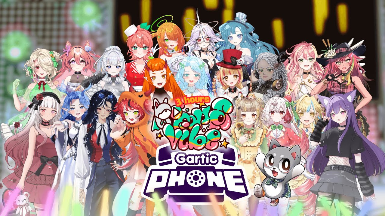 【BondiesVibe】3-Hour Livestream: Gartic phone, Jan-Wave Intro & Tons of Surprises!