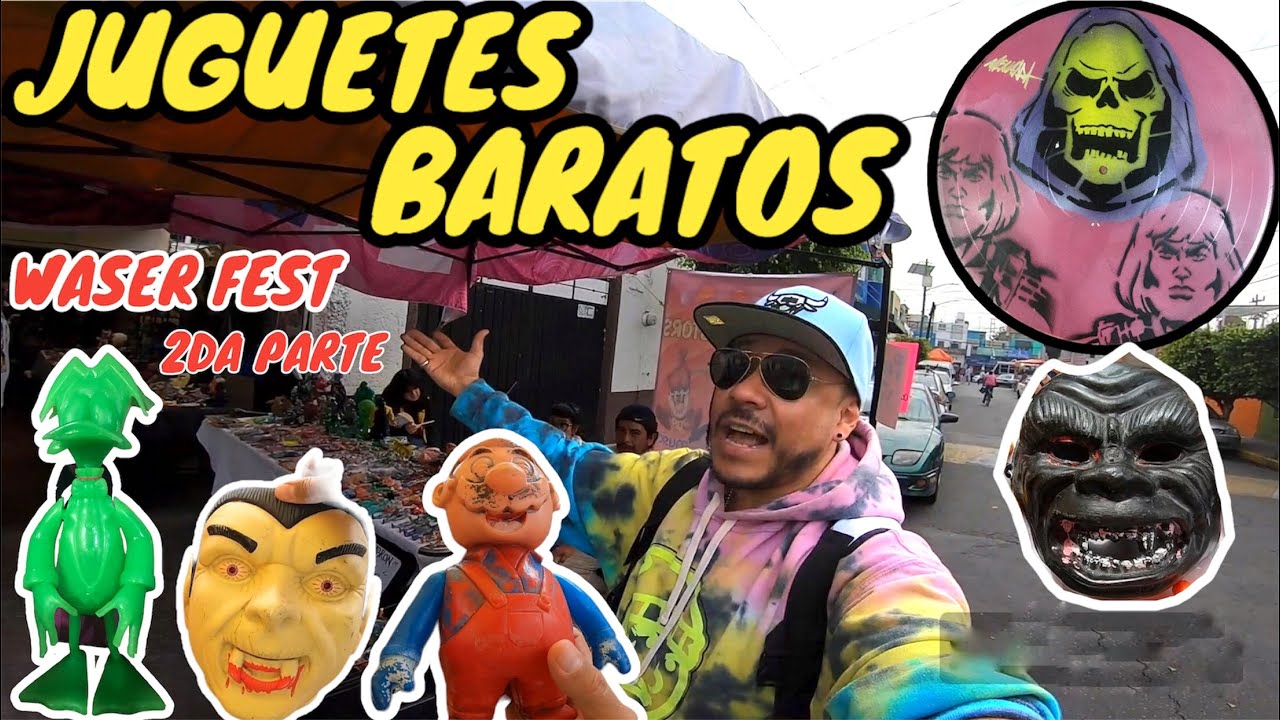 CHACHAREANDO JUGUETES VINTAGE EN EL WASER FEST 2DA PARTE JUGUETES BARATOS MUY CHIDOS 