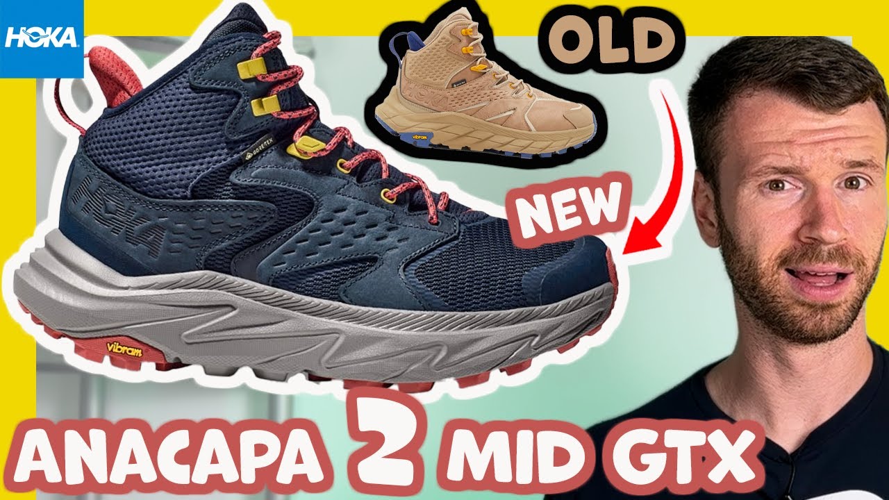 Они его ИСПОРТИЛИ? | Hoka Anacapa 2 mid GTX | Обновлённая промежуточная подошва и верх | Anacapa ...
