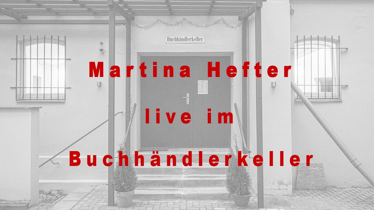 Martina Hefter live im Buchh&auml;ndlerkeller