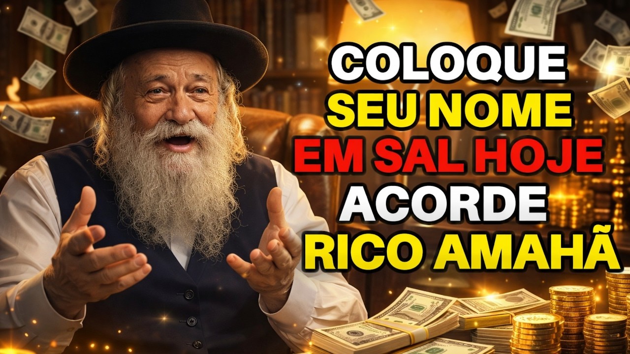 Faça ISTO Com Seu Nome E SAL Hoje À Noite — Ritual Milenar Judaico | Prosperidade | Talmud Revela