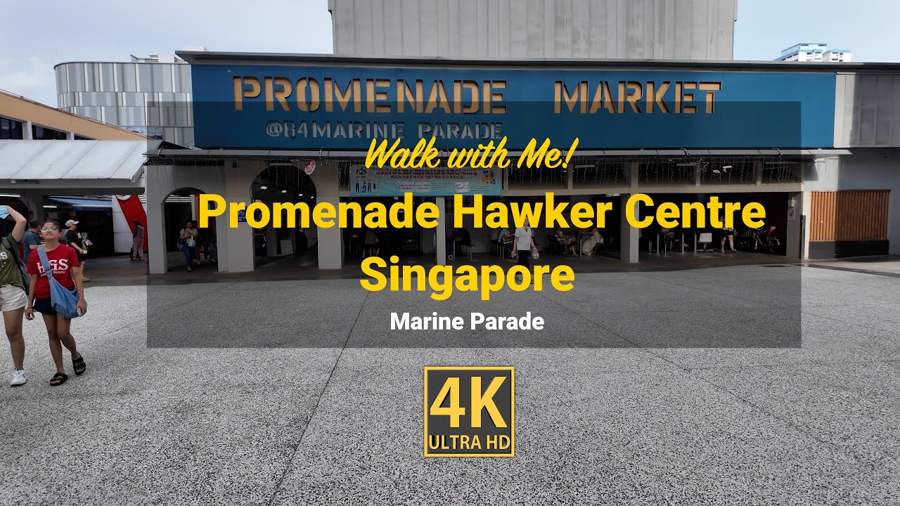 Singapore Walking Tour - Promenade Hawker Centre (Marine Parade)