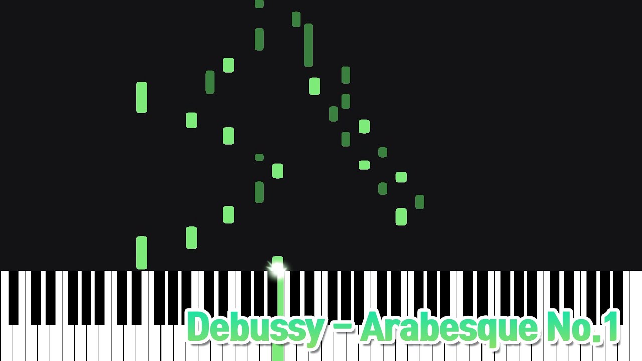 Debussy - Arabesque No.1 L66 [Piano Tutorial (Synthesia)]