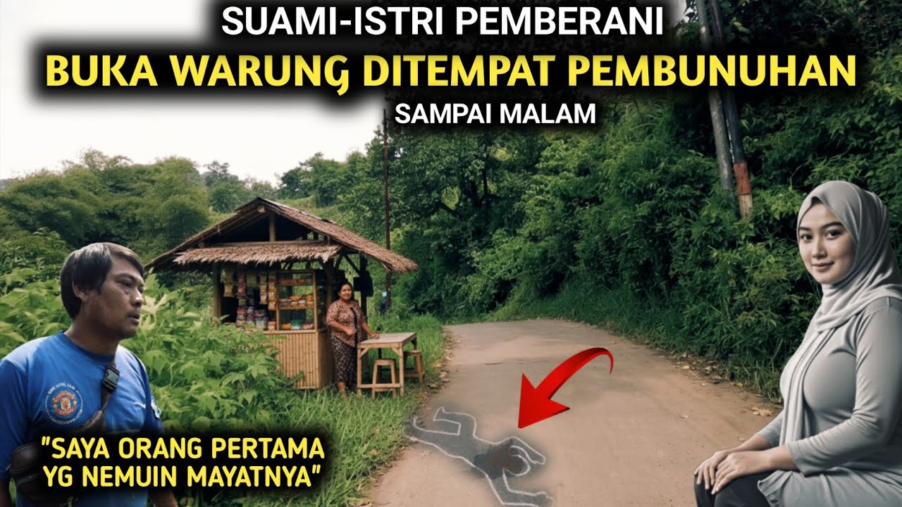 NEKAT‼️BUKA WARUNG DI TEMPAT PEMBUNUHAN, SUAMI ISTRI PEMBERANI