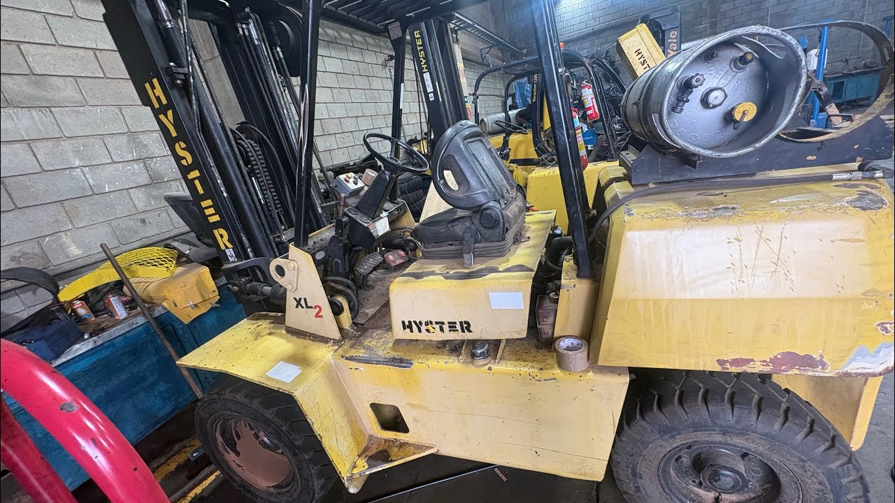 Empilhadeira Hyster, motor V6 sem centelha? Veja uma dica 