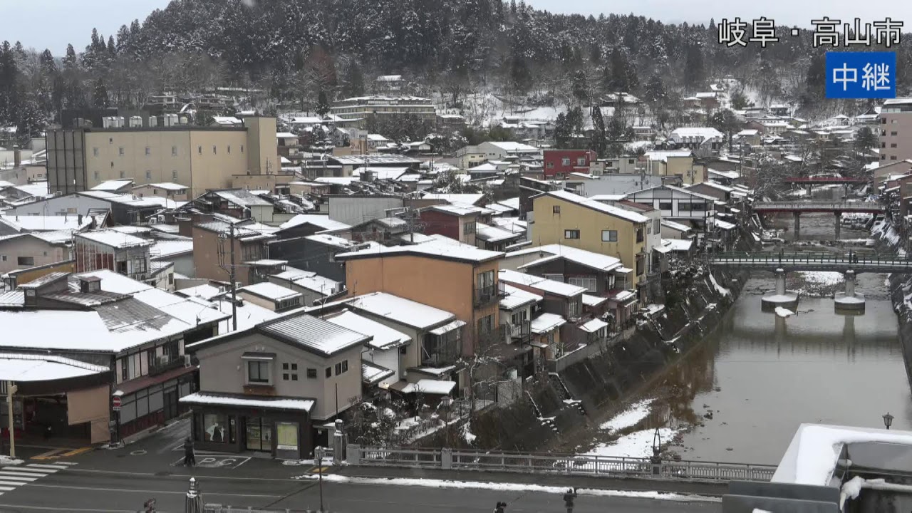 【天カメライブ配信】東海地方に寒波再び　平野部でも雪