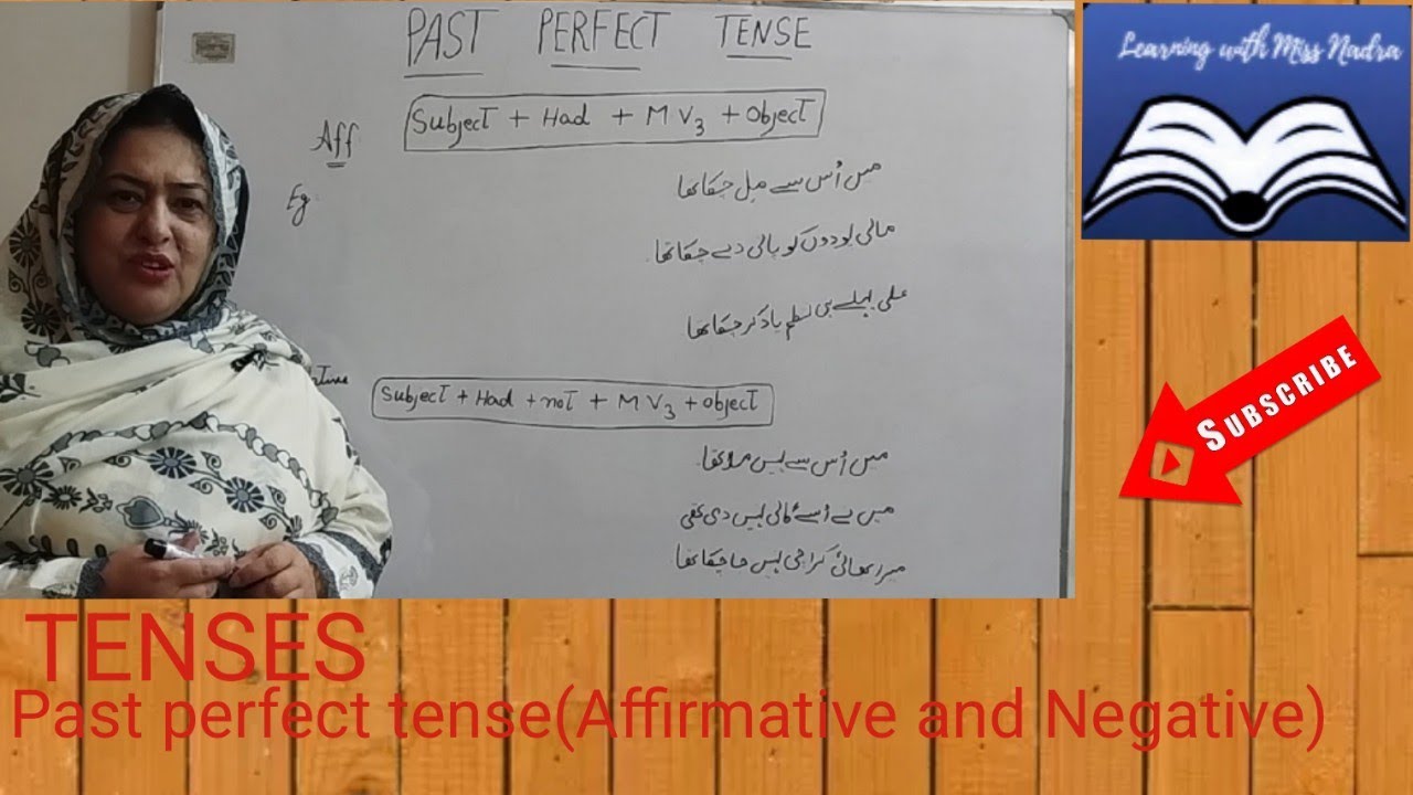 Past perfect tense|Affirmative and Negative|@LearningwithMissNadra
