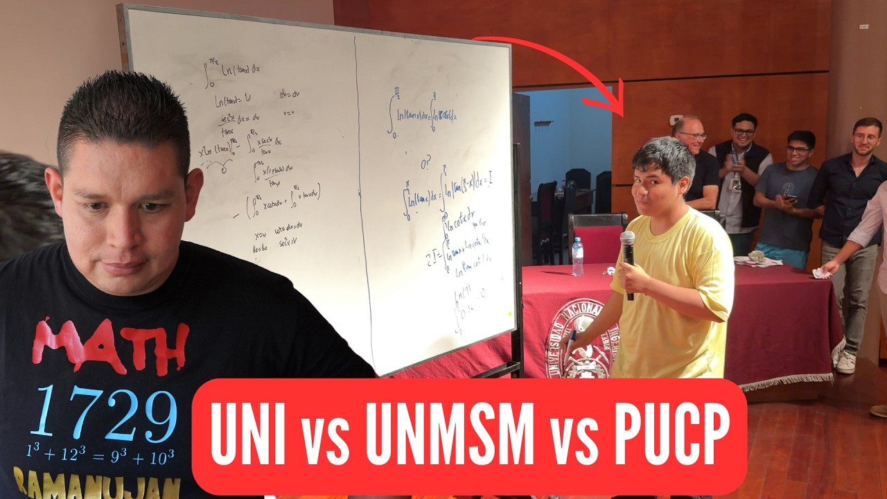 Así es un TORNEO de CÁLCULO entre las MEJORES UNIVERSIDADES de Perú