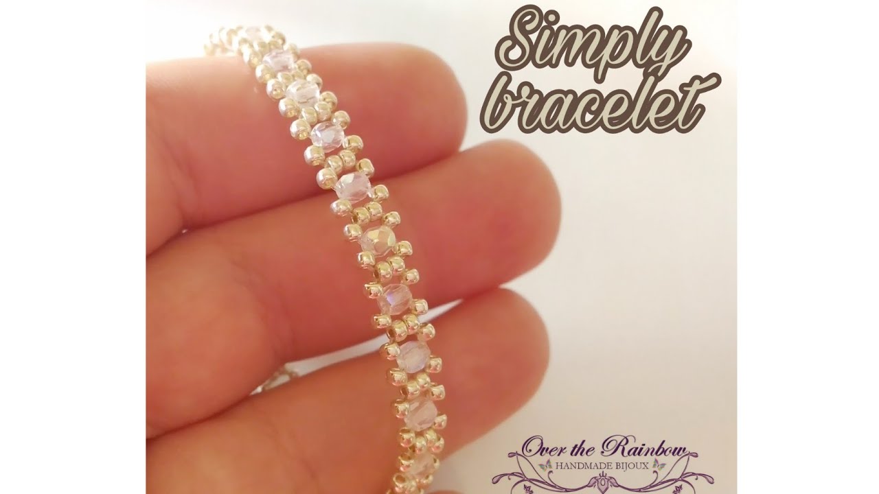 Tutorial Bracciale con Perline e Cristalli - Bracciale Simply
