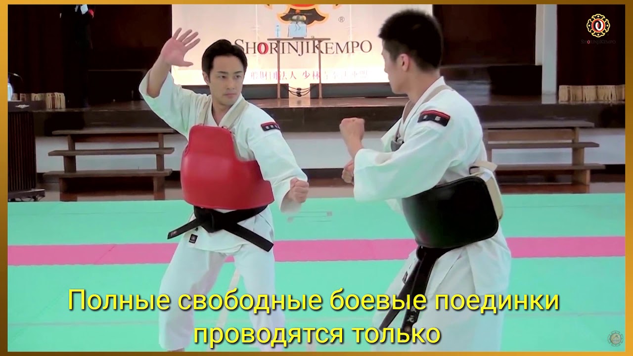 Приемы применения реального боя Сёриндзи Кэмпо (Гохо, Дзюхо) сенсей Иши Акихито.