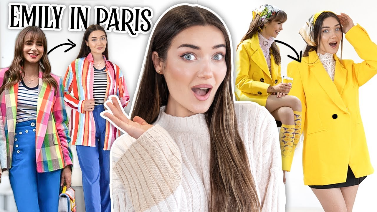 I RECREATED EMILY IN PARIS OUTFITS ON A BUDGET! AD