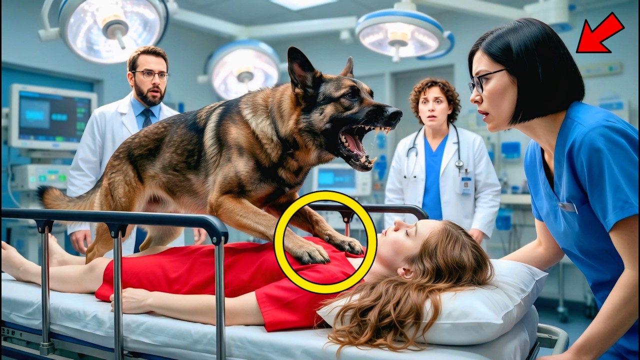 The K9 Wouldn’t Let Anyone Touch the General’s Daughter — Until the Nurse Said a Military Code