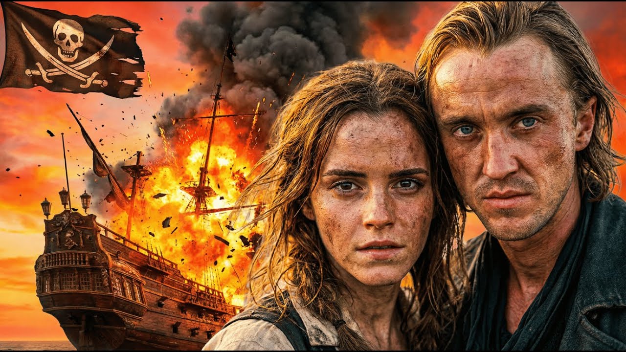 Draco and Hermione as Pirates of the Caribbean! (ai music parody)