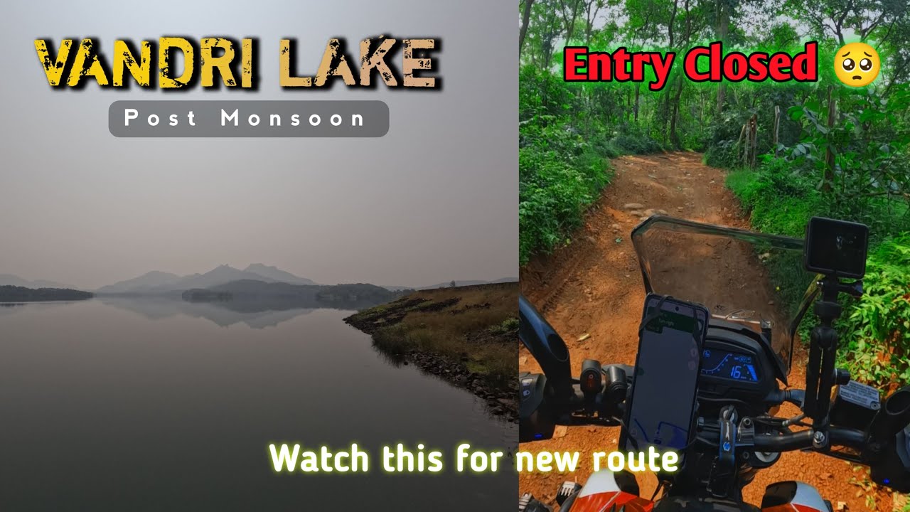 Vandri Lake | Post Monsoon Ride | OneDay Bike Ride Near Mumbai | Within 100 Km #vandrilake #bikeride
