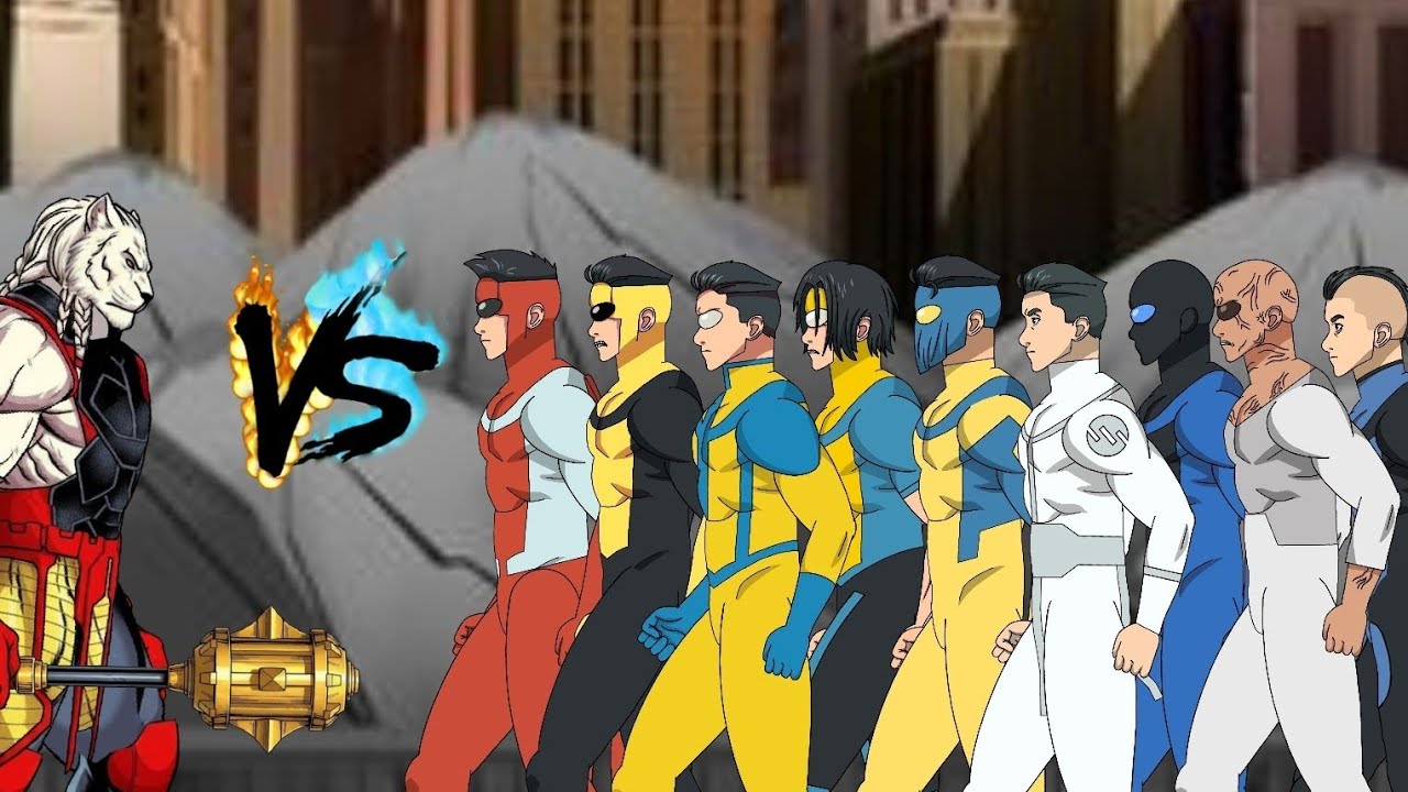 Battle beast vs Invincible variants animation | RT Animation