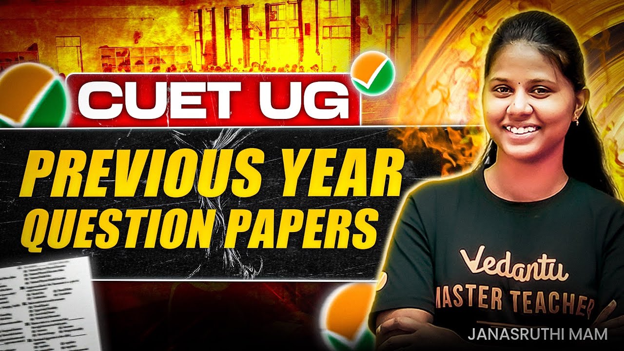 CUET UG | Previous Year Question Papers | Janasruthi Ma'am
