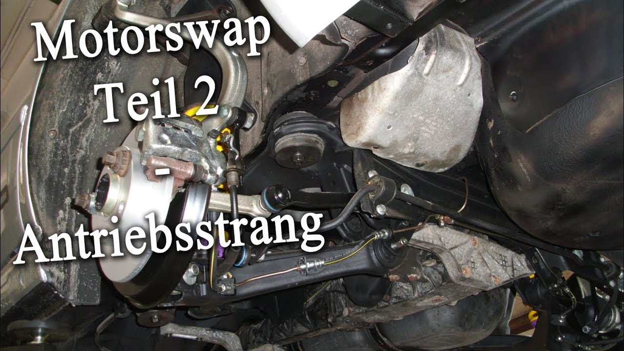 Audi 80 Projekt - 07 - Motorswap Teil 2 - Antriebsstrang [2/2]