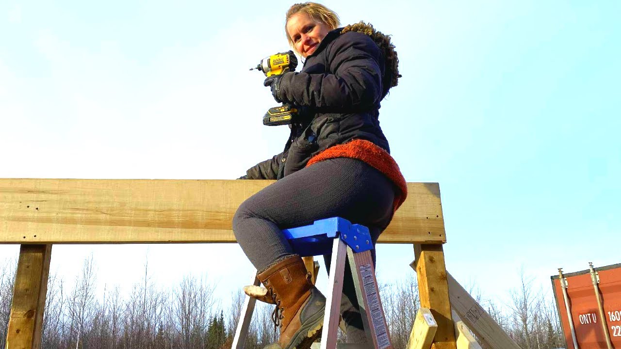 DIY Greenhouse / Sugar Shack Pole Barn - Part 3