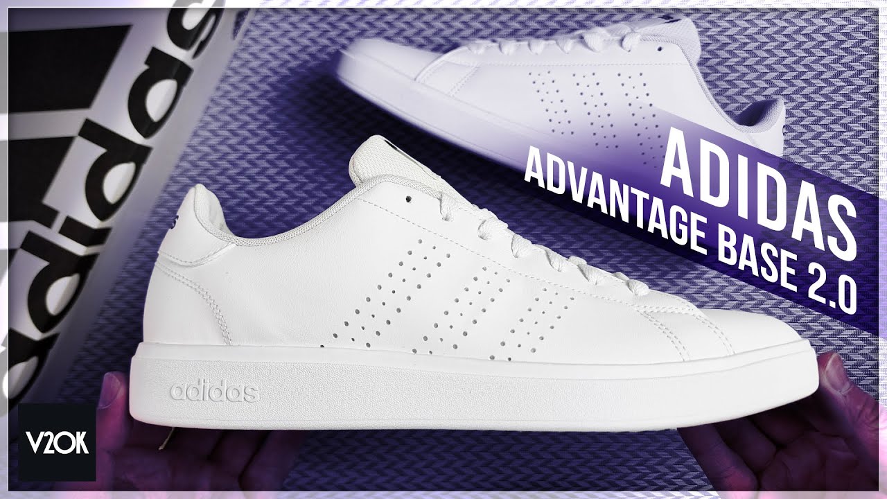 T&Ecirc;NIS ADIDAS ADVANTAGE BASE 2.0 ⚪ Branco - Masculino 👟 (REVIEW COMPLETO)