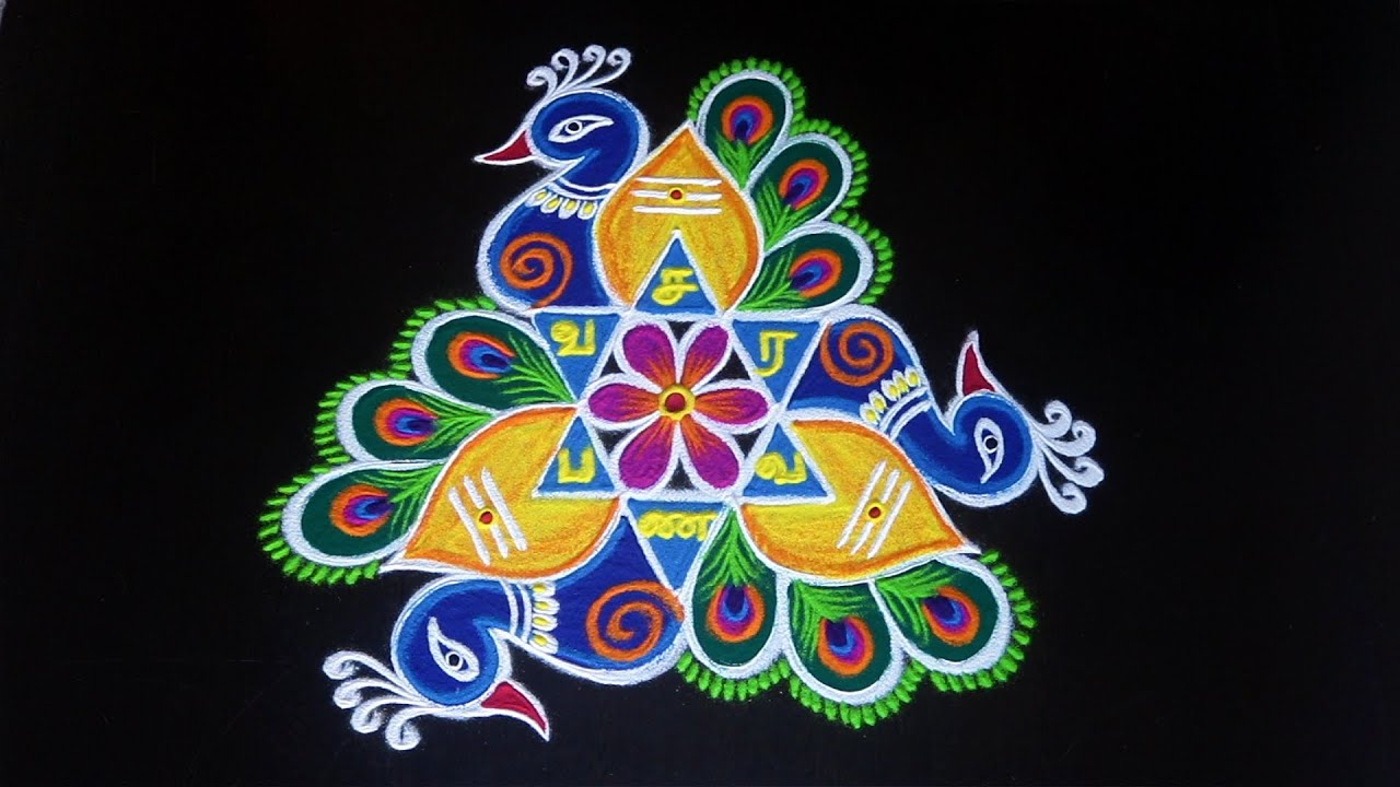 Thai poosam 2026 Rangoli kolam By AnithaRangoli|🌼rangoli || 🌺Kolam ||🌻Muggulu