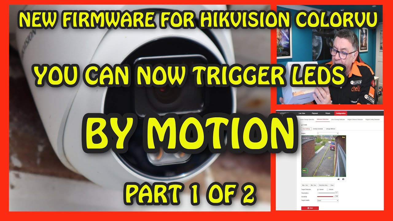 NEW FIRMWARE FOR HIKVISION COLORVU G2 CAMERAS ENABLING MOTION DETECTION TO TRIGGER LED LIGHTS