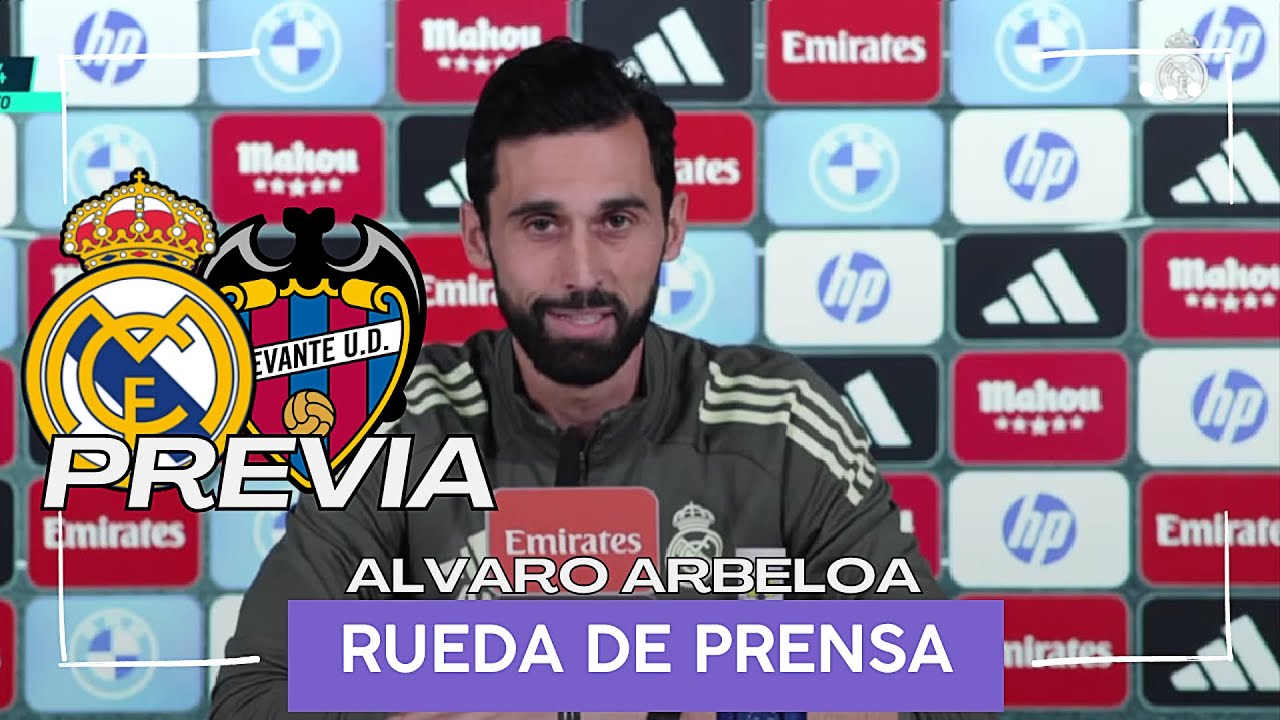 Rueda de Prensa de Álvaro Arbeloa - Previa Real Madrid Vs Levante- La Liga 2025/26