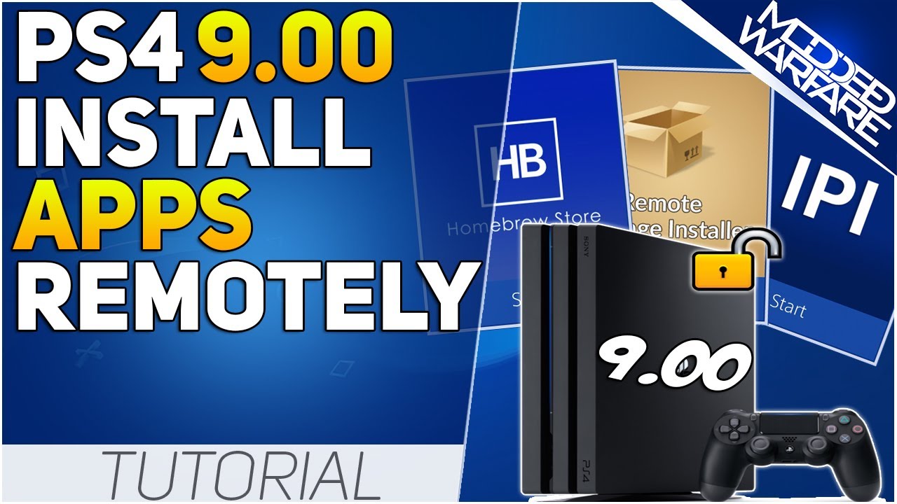 Установка приложений PS4 без USB-накопителя на джейлбрейке 9.00