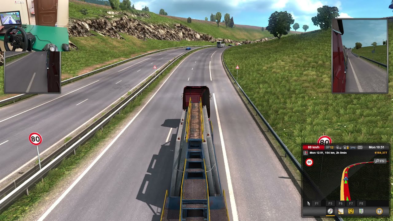 Euro Truck Simulator 2 Switzerland Basel - Mercedes ETS2 Gameplay | Logitech G923 TrueForce |