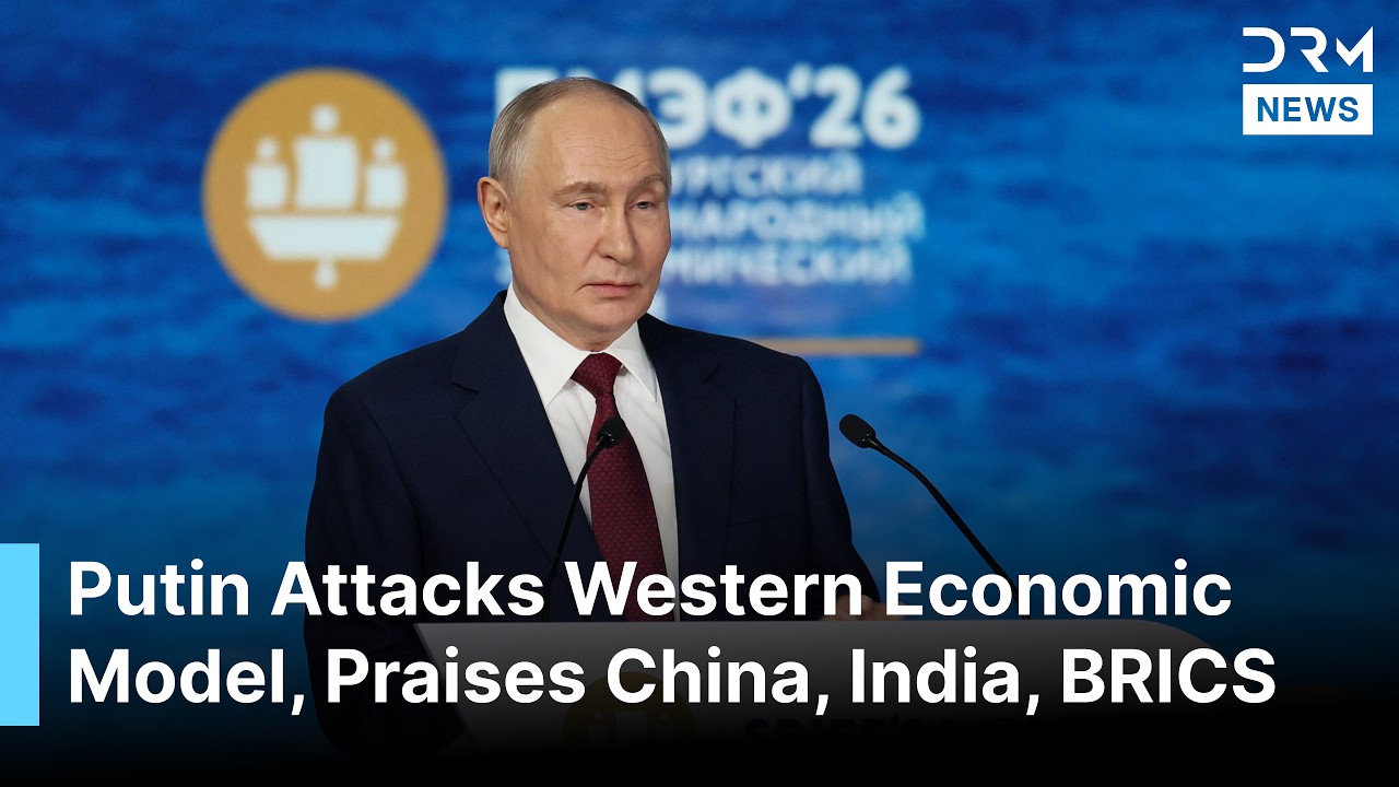 FULL: Putin Attacks Western Economic Model While Praising China, India and BRICS Growth | AC1G