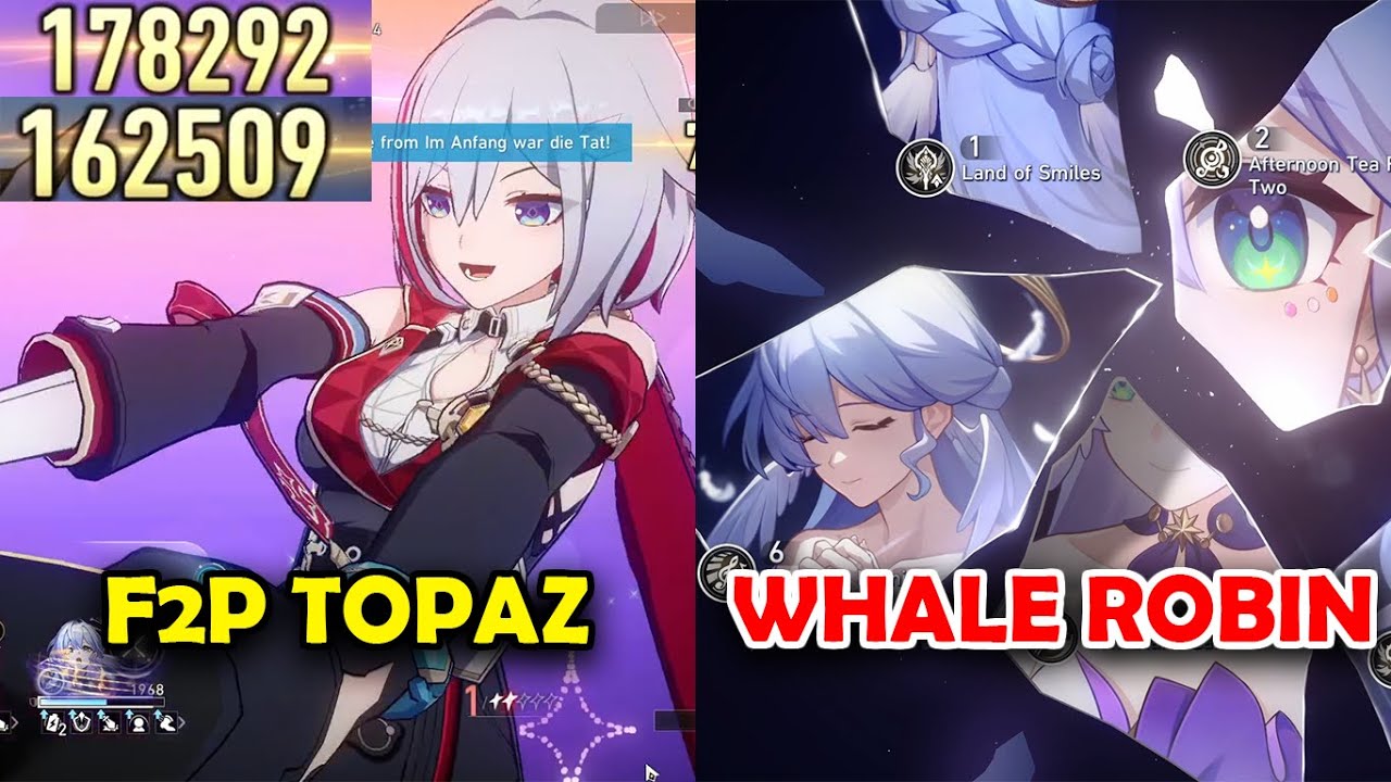 When F2P Topaz Meets Whale Robin | Honkai Star Rail Robin