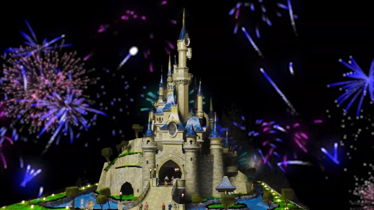 How to Make Disneyland Sleeping Beauty Castle Paris | Papercraft Miniature Build