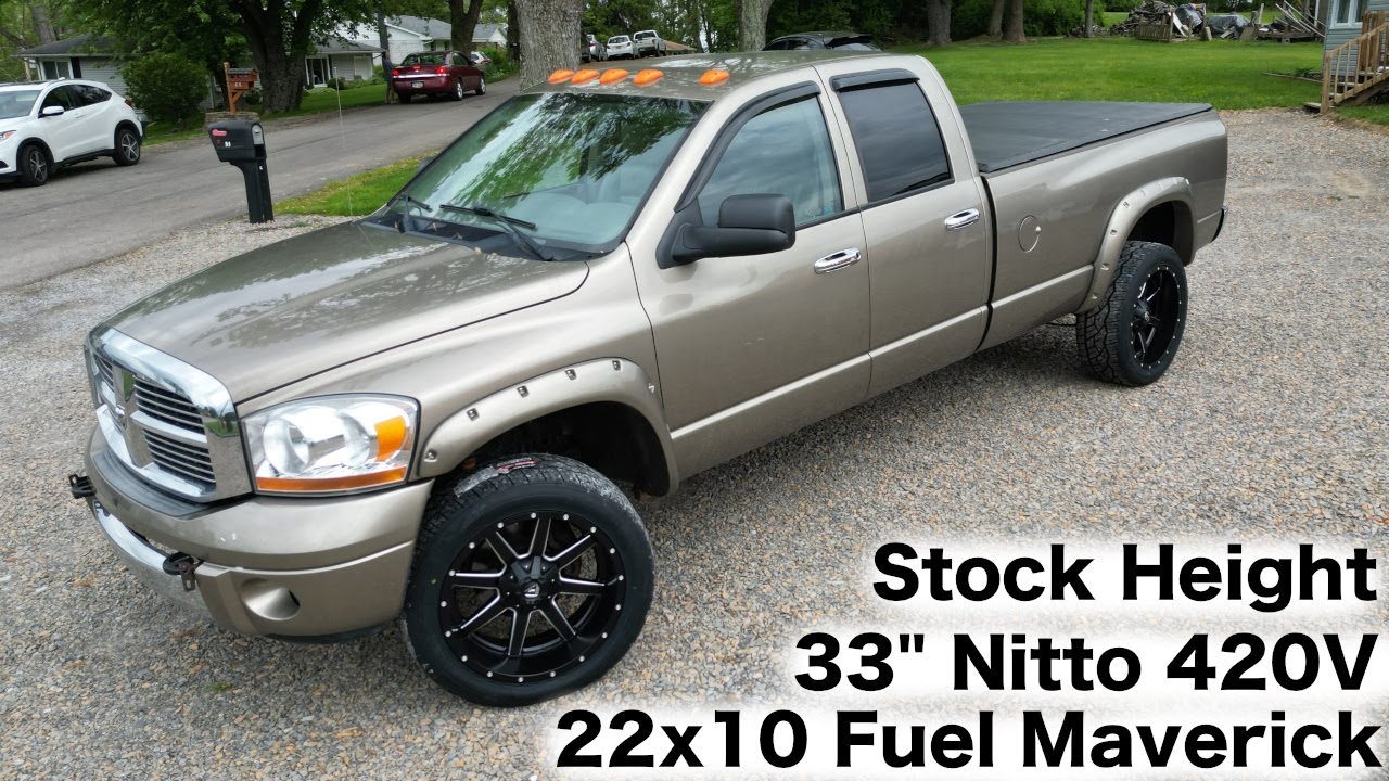 33s on a Stock Height 3rd Gen Cummins(2006 Dodge Ram 2500)