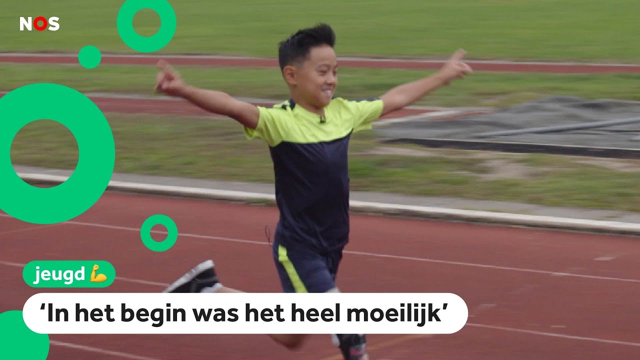 David (11) wil paralympisch atleet worden