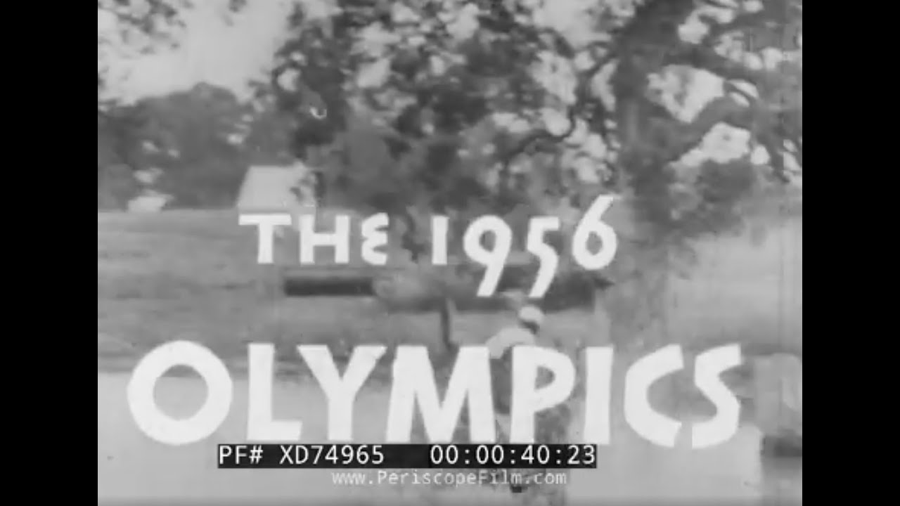 “THE 1956 OLYMPICS”  U.S  TEAM AT MELBOURNE, AUSTRALIA OLYMPIC GAMES  XVI OLYMPIAD XD74965