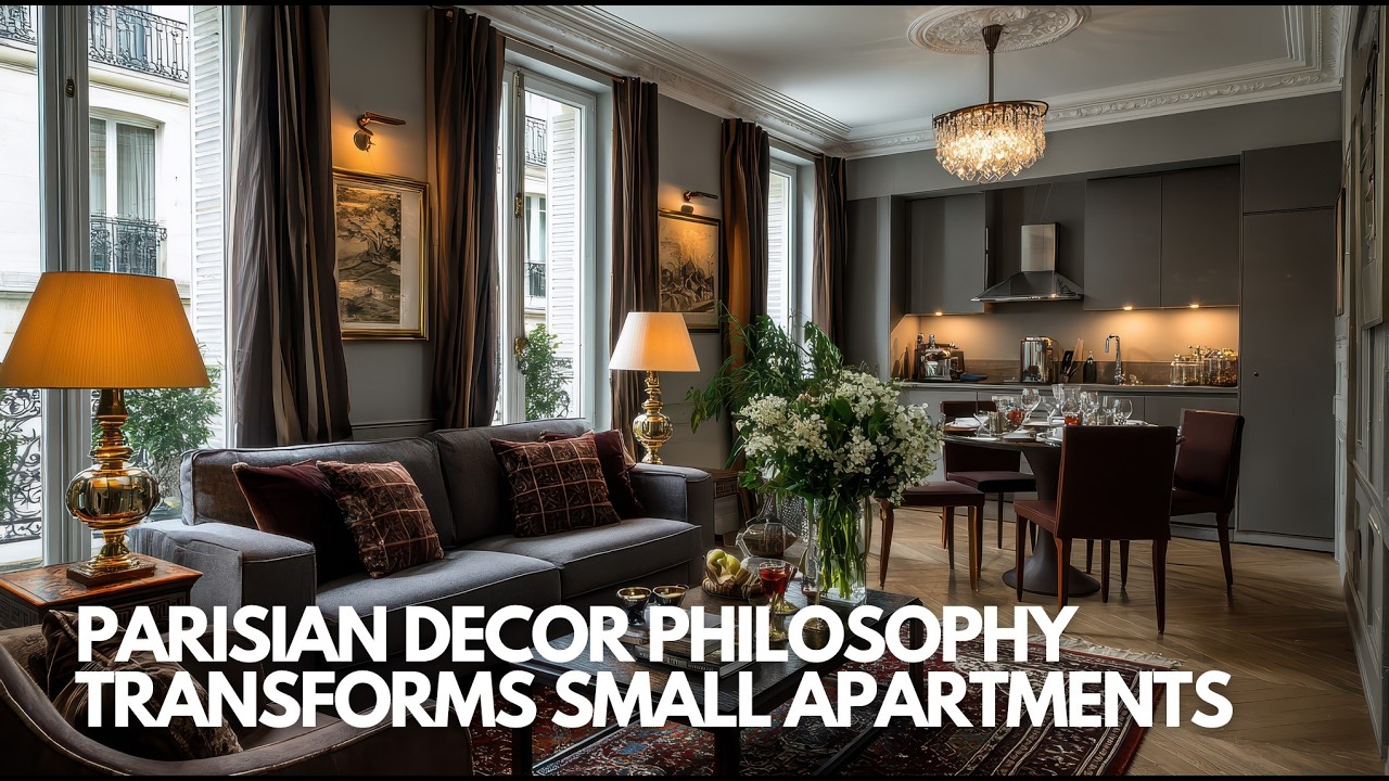How Parisian Decor Philosophy Transforms Small Apartments into Artful Homes