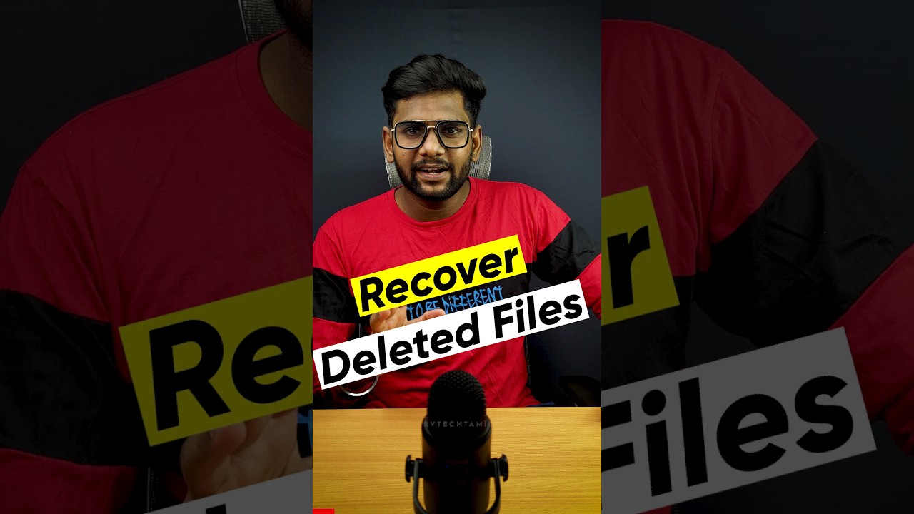Recover Deleted Files 😲 #filerecovery #recovery #shorts