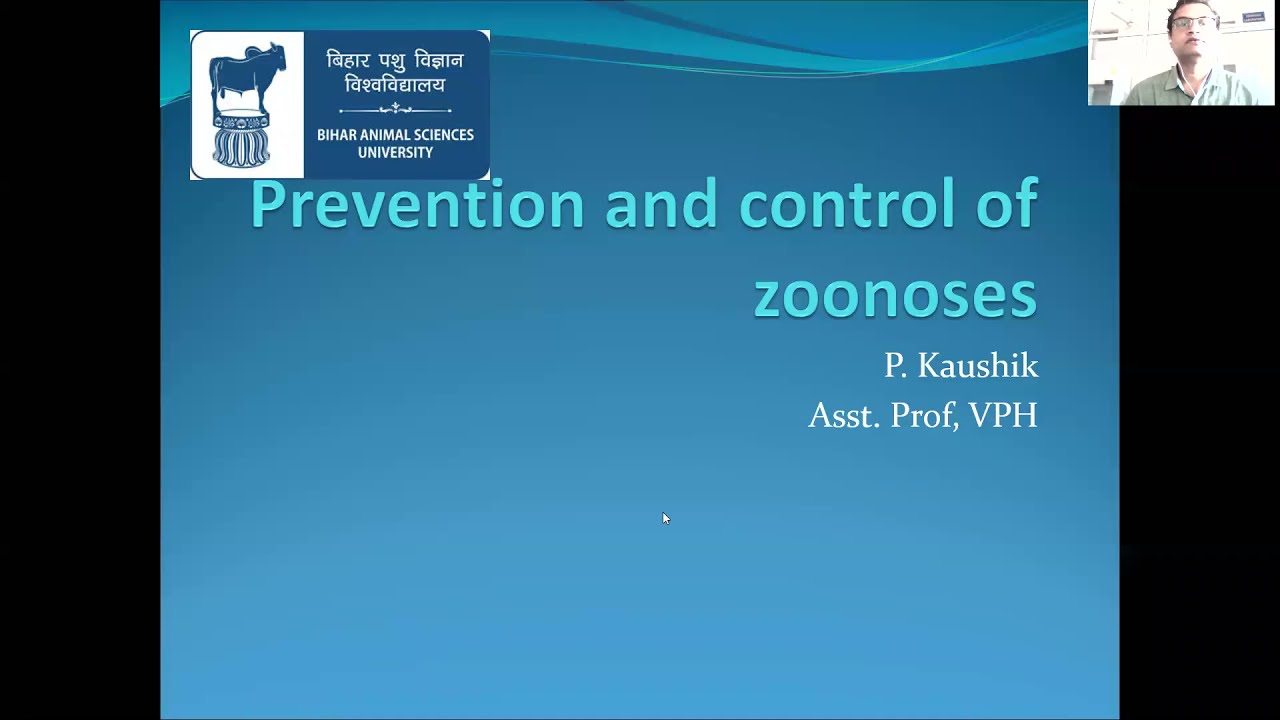 Prevention and Control of Disease-1 by by Dr. P. Kaushik, Dept. of VPH, BVC, Patna