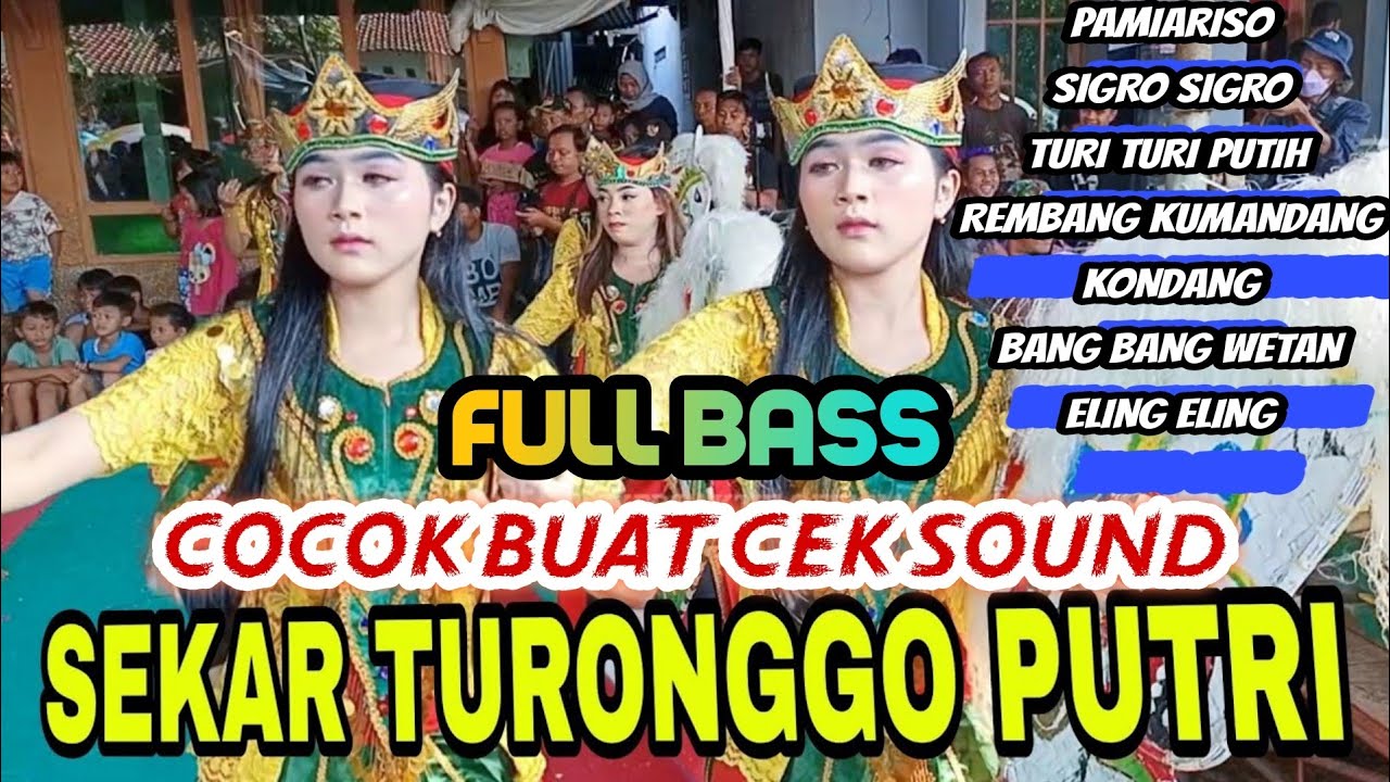 Jaranan Dangdut Kreasi || Cocok Buat Cek Sound ⛔ Ebeg Sekar Turonggo Putri