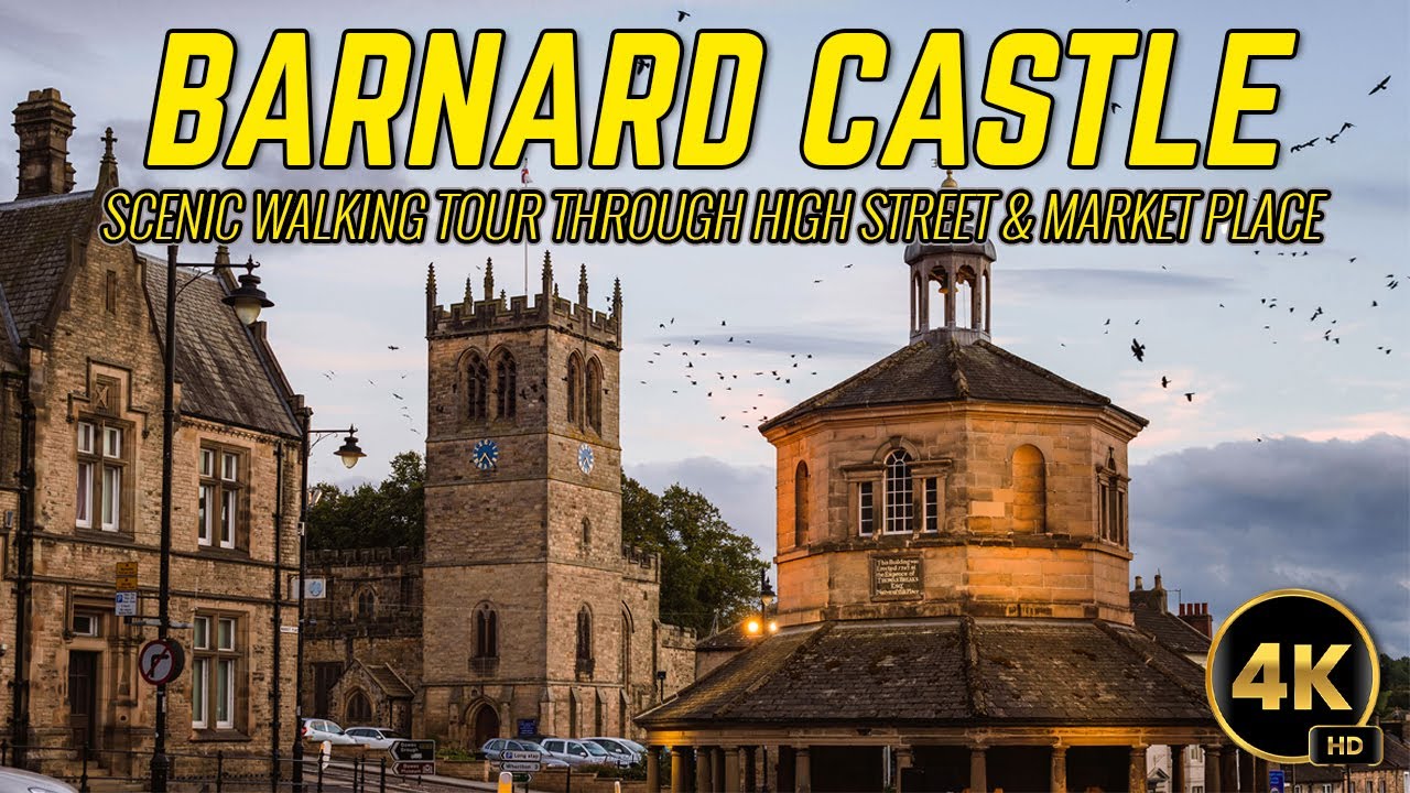 Discover Barnard Castle | A Beautiful English Market Town Walk [4K]